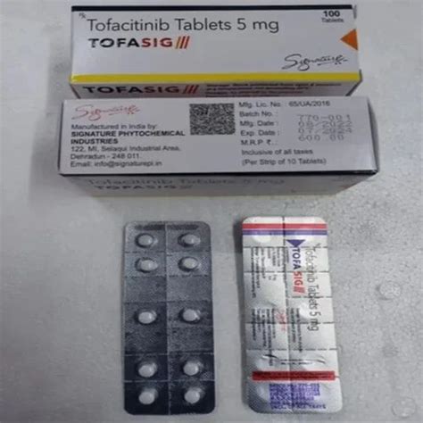 5 Mg Tofacitinib Tablet At Rs 525 Stripe Tofatas Tablet In Kamptee