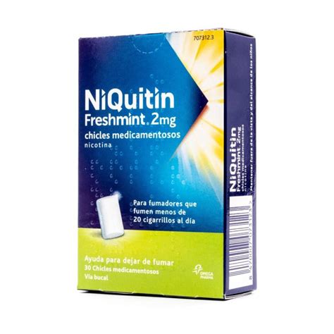 Niquitin Freshmint 2 Mg 30 Chicles Farmacia Online Barata Liceo