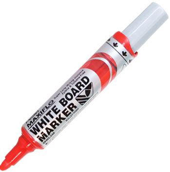 Maxiflo Pump It Marker Mm Bullet Tip Red Pentel Pentel