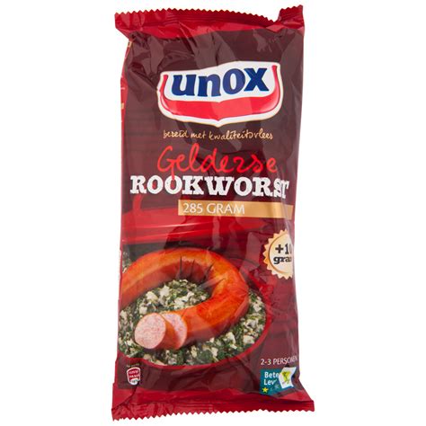 Unox Gelderse Rookworst Dekamarkt