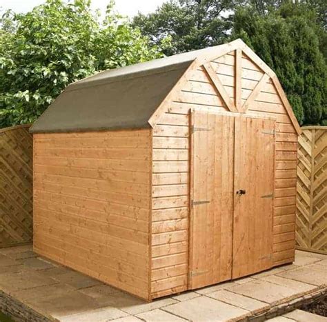 10 X 8 Waltons Windowless Dutch Barn Tongue And Groove Garden Shed