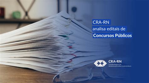 CRA RN solicita revisão de editais de concursos públicos CRA RN