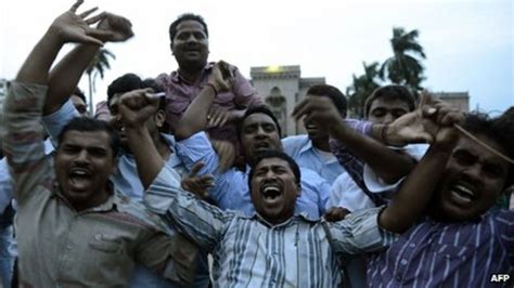 Telangana Protests Over New State In Southern India Bbc News