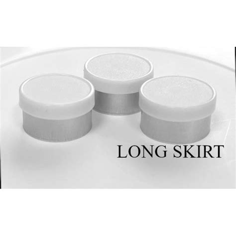 White Mm Long Skirt Flip Cap Vial Seal