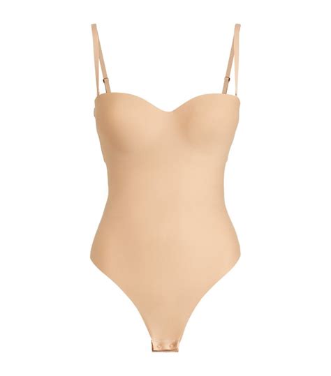 Womens Skims Nude Moulded Underwire Thong Bodysuit Harrods Uk