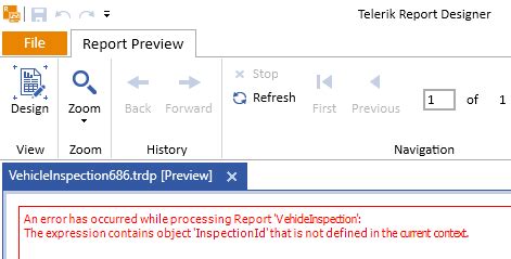 How To Ensure Report Parameters Are Recognized In Telerik Reporting