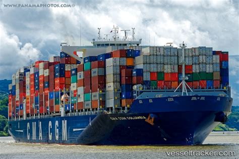 Find Vessel Cma Cgm Columbia Imo Mmsi Live Marine