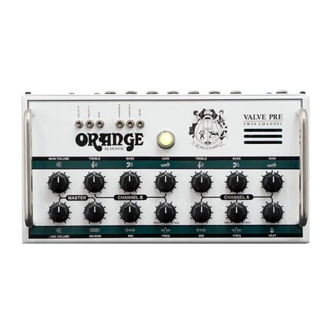 Orange Acoustic Pre Stereo Valve Acoustic Preamp Nearly New Na