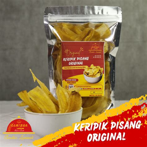 Order Online Gr Keripik Pisang Asin Gurih Cemilan Viral Kiloan