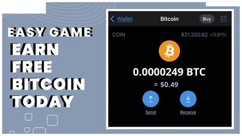 Earn Btc Today Instant Free Bitcoin Paying Game App Easy Legit