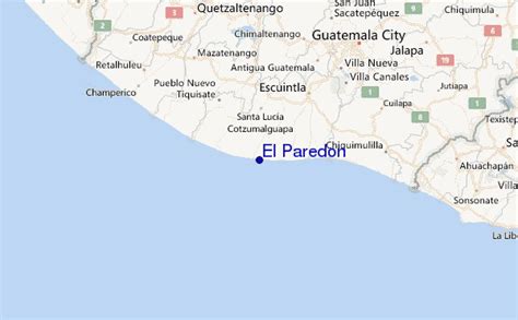 El Paredon Previsiones de Olas e Boletín de Surf (Pacific Coast, Guatemala)