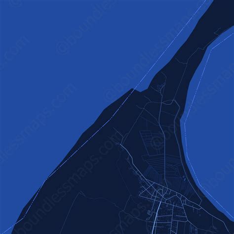 Amrum - Dark Blue Vector Map | Boundless Maps