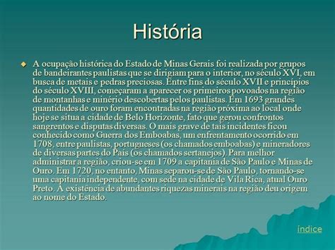 HISTORIA DE MINAS GERAIS Pesquisa Google Estado De Minas Gerais