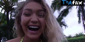 Gigi Hadid Bikini Scene In Sports Illustrated Behind The Tanlines Kauai Tnaflix