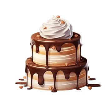 D Rendering Cartoon Cake Element Element Birthday Cake Birthday Icon