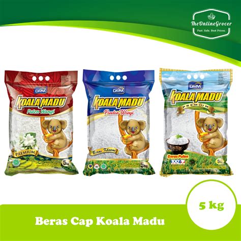 Jual Beras Cap Koala Madu 5kg Shopee Indonesia