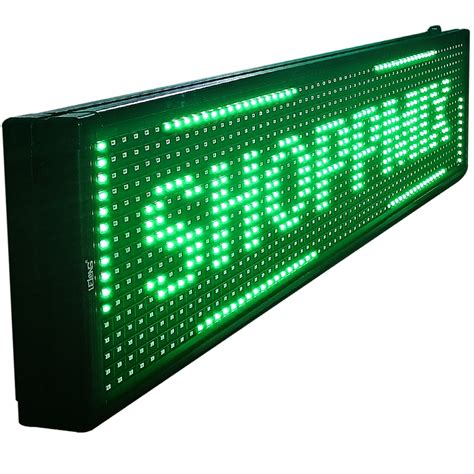 Letreiro Led Indoor Painel Verde Luminoso Usb X Cm Bivolt Shopee