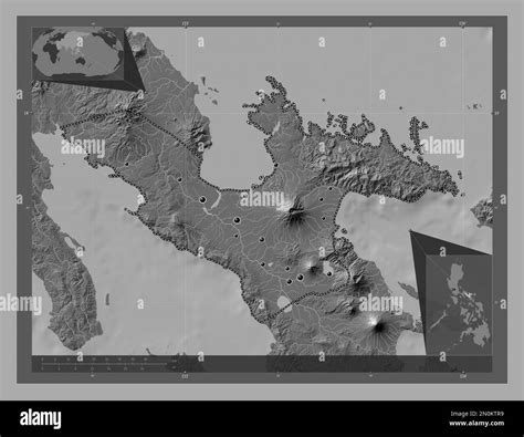 Camarines Sur Province Of Philippines Bilevel Elevation Map With