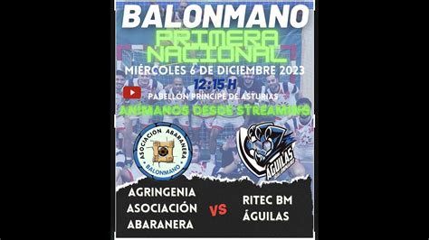 AGRINGENIA ASOC ABARANERA RITEC BM AGUILAS PRIMERA NACIONAL GRUPO E