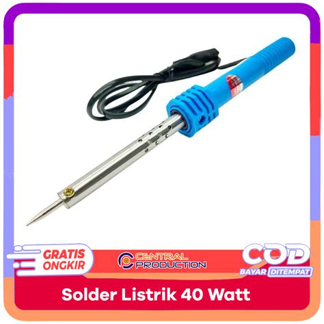 Jual Solder Electrik Kenmaster Soldering Iron 40 Watt Solder Listrik