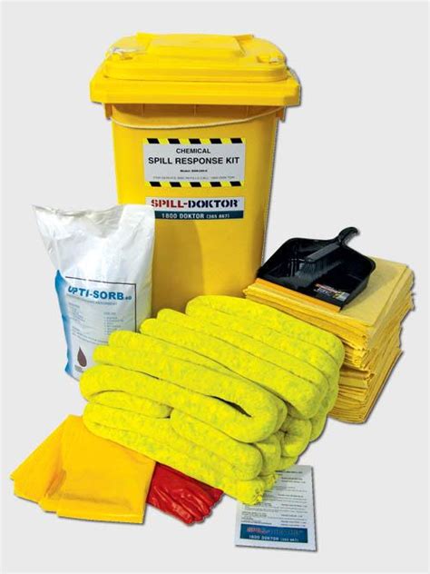 Spill Kit Chemical Hydrocarbon Or Universal 40l And 240l Adelaide