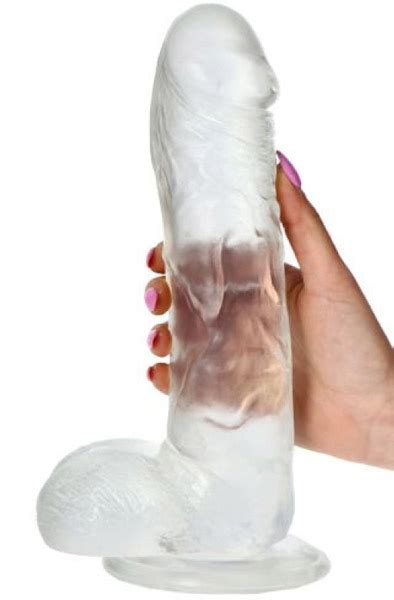 Kj P Real Rapture Jelly Dildo Clear Cm Ekspresslevering