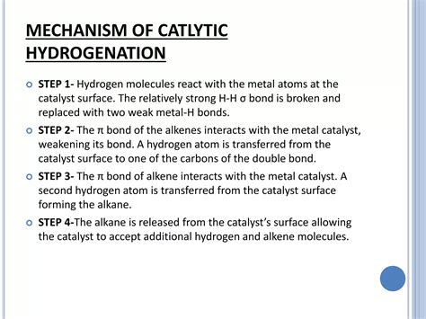 Hydrogenation, catalytic hydrogenation | PPT