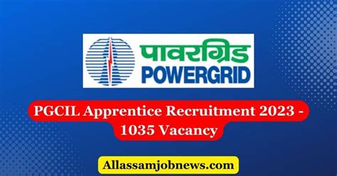 PGCIL Apprentice Recruitment 2023 1035 Vacancy Online Apply