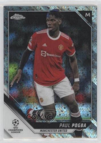 2021 22 Topps Chrome UCL Silver Mini Diamond Refractor 275 Paul Pogba