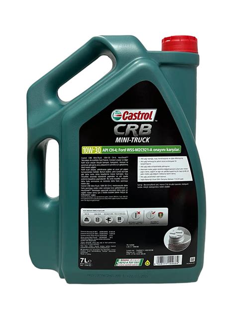 Castrol CRB Mini Truck 10W 30 CH 4 Motor Yağı 7 Litre Fiyatları ve