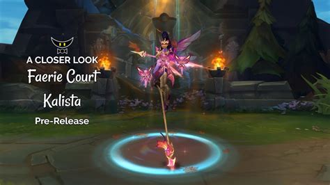 Faerie Court Kalista Epic Skin Pre Release Youtube