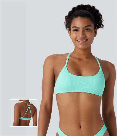 Womens Bikini Top Swimsuit Halara