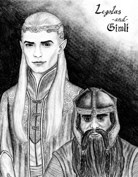 Legolas and Gimli by Theophilia on DeviantArt