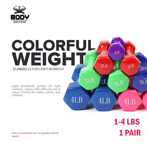 1 PAIR 2PCS 1 4 LBS Lady Dumbbell Vinyl Dumbbell Weight Lifting