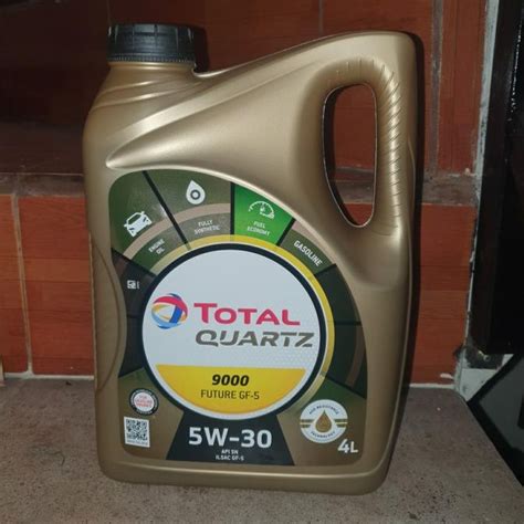 Jual Oli Mesin Bensin Total Quartz 9000 5W30 Galon 4 Liter Fully