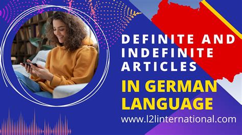 German A Level Lesson Definite And Indefinite Articles German