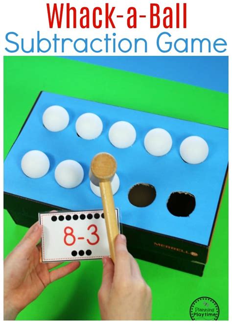 math subtraction games  kindergarten  kathleen perry blog