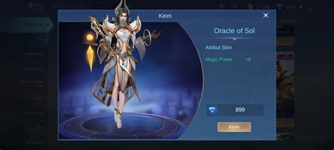 Jual Oracle Of Sol Epic Skin Luo Yi Mobile Legends VCGamers