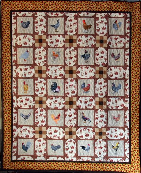 Rooster Quilt Quilts Crafts Holiday Decor