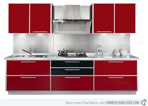 Extremely Hot Red Kitchen Cabinets Home Design Lover Red Kitchen