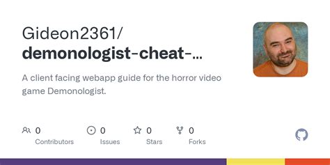 Github Gideon Demonologist Cheat Sheet A Client Facing Webapp