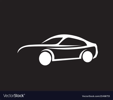 Auto car logo template icon Royalty Free Vector Image