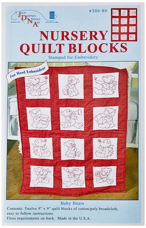 Embroidery Baby Quilt Kit Embroidery And Origami