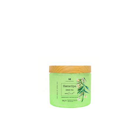 Green Tea peeling solny do ciała 260 g 10 3 oz Home Spa