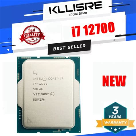 Yeni Core I7 12700 2 1GHz Oniki Ekirdekli Yirmi Iplik CPU I Lemci 10NM