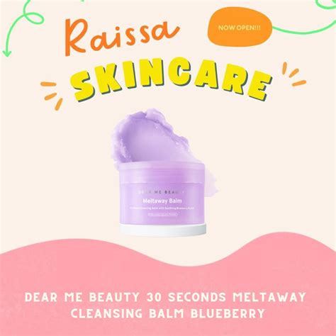 Jual Dear Me Beauty Cleansing Balm Meltaway Balm Blueberry