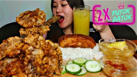 Putok Batok X Mukbang Chicharon Bulaklak Lechon Kawali Pinoy