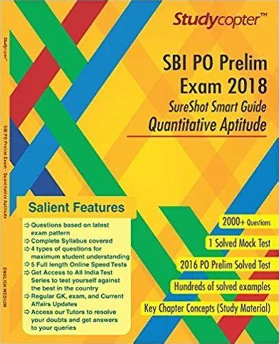 SBI PO Quantitative Aptitude Guide At Rs 120 Piece Bank Competition