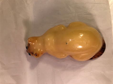 Vintage Crouching Cat Candle Wax Mold Etsy