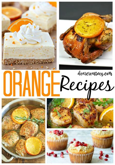 Orange Recipes: 20 Of The Best Orange Recipes! Recipes With Oranges!